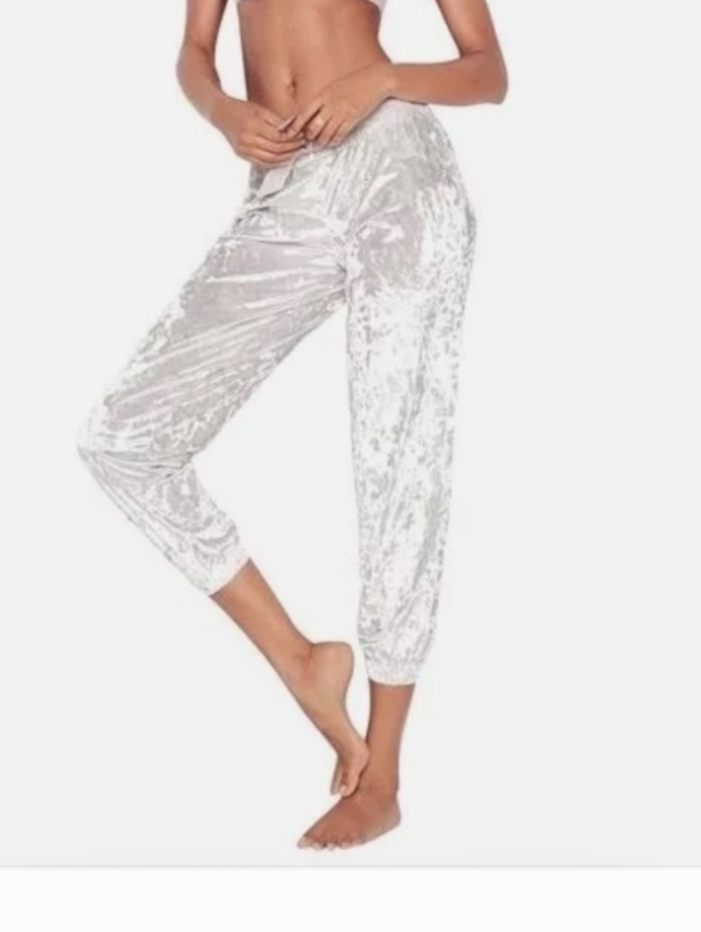 Victoria's Secret Women's Velvet Wide-Leg Pajama Pants